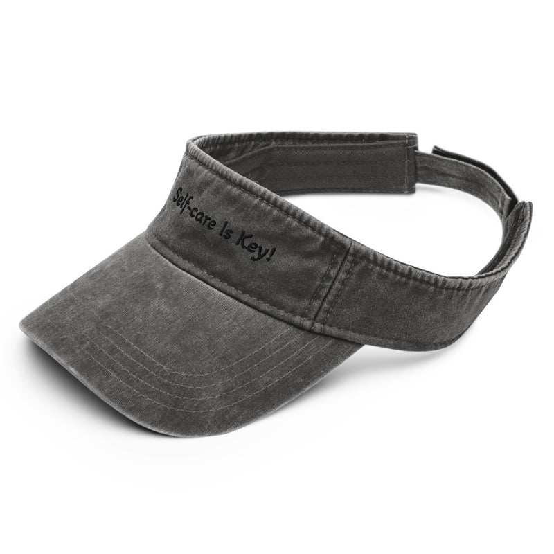 Denim visor