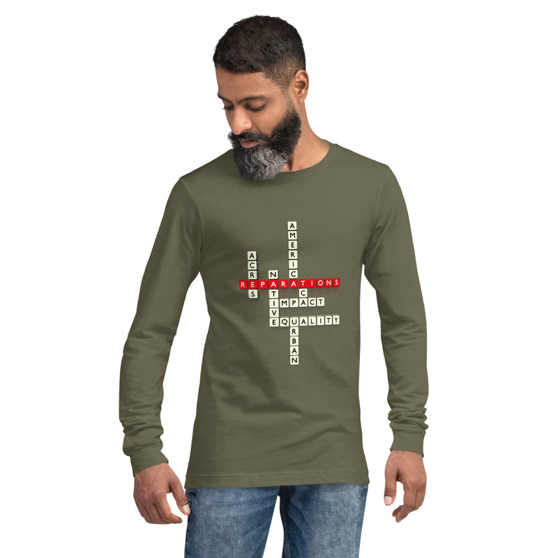 Unisex Reparations Puzzle Long Sleeve Tee