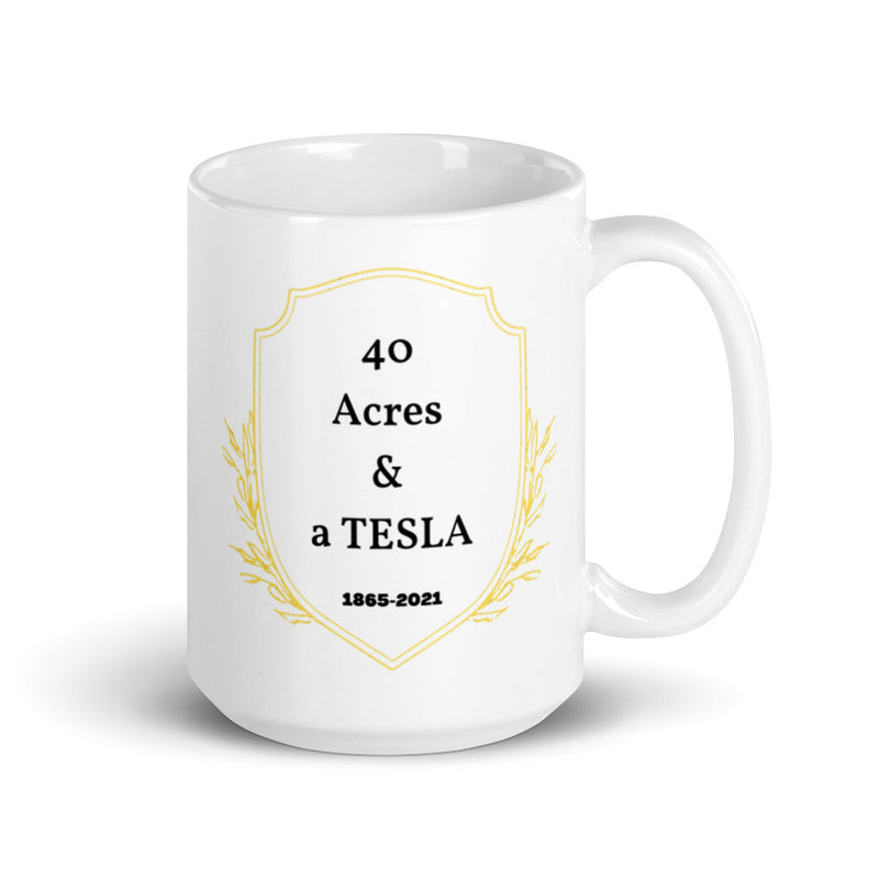 #40acresandaTESLA manifest mug (2 sizes)